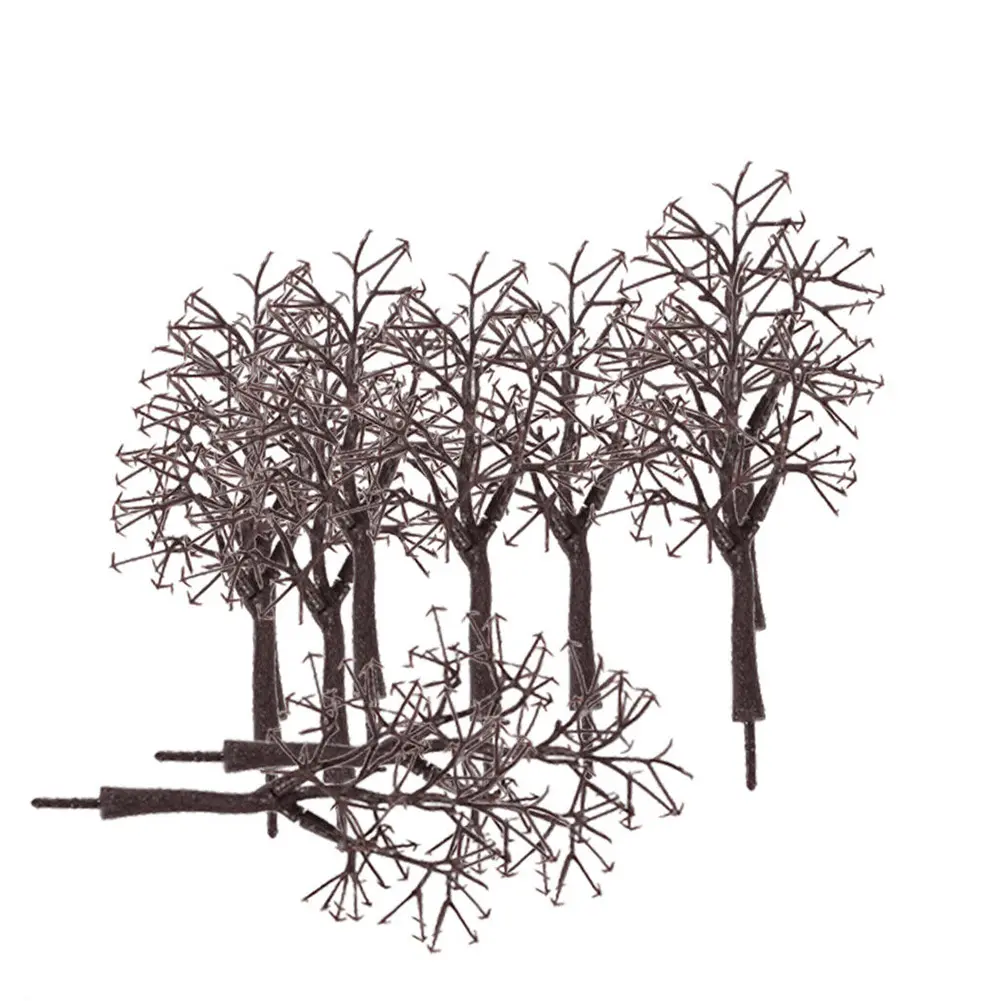 Model Withered Tree Landscape Building with 10 Model Trees Suitable for Railway Models Sand Table (11CM Height)