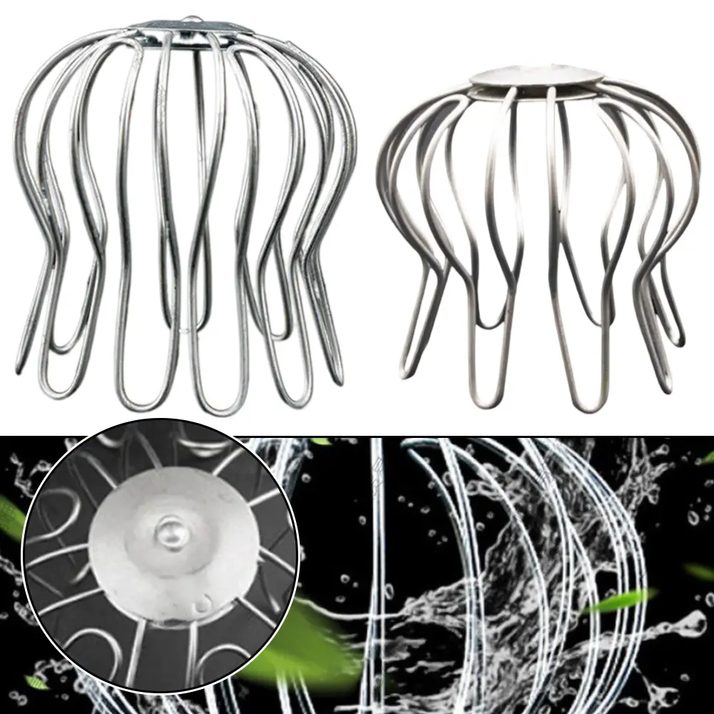 Rain Pipe Cap Rainwater Filter Drain Pipe Cap Debris Prevention Easy Installation Stainless Steel Wire Stylish Design