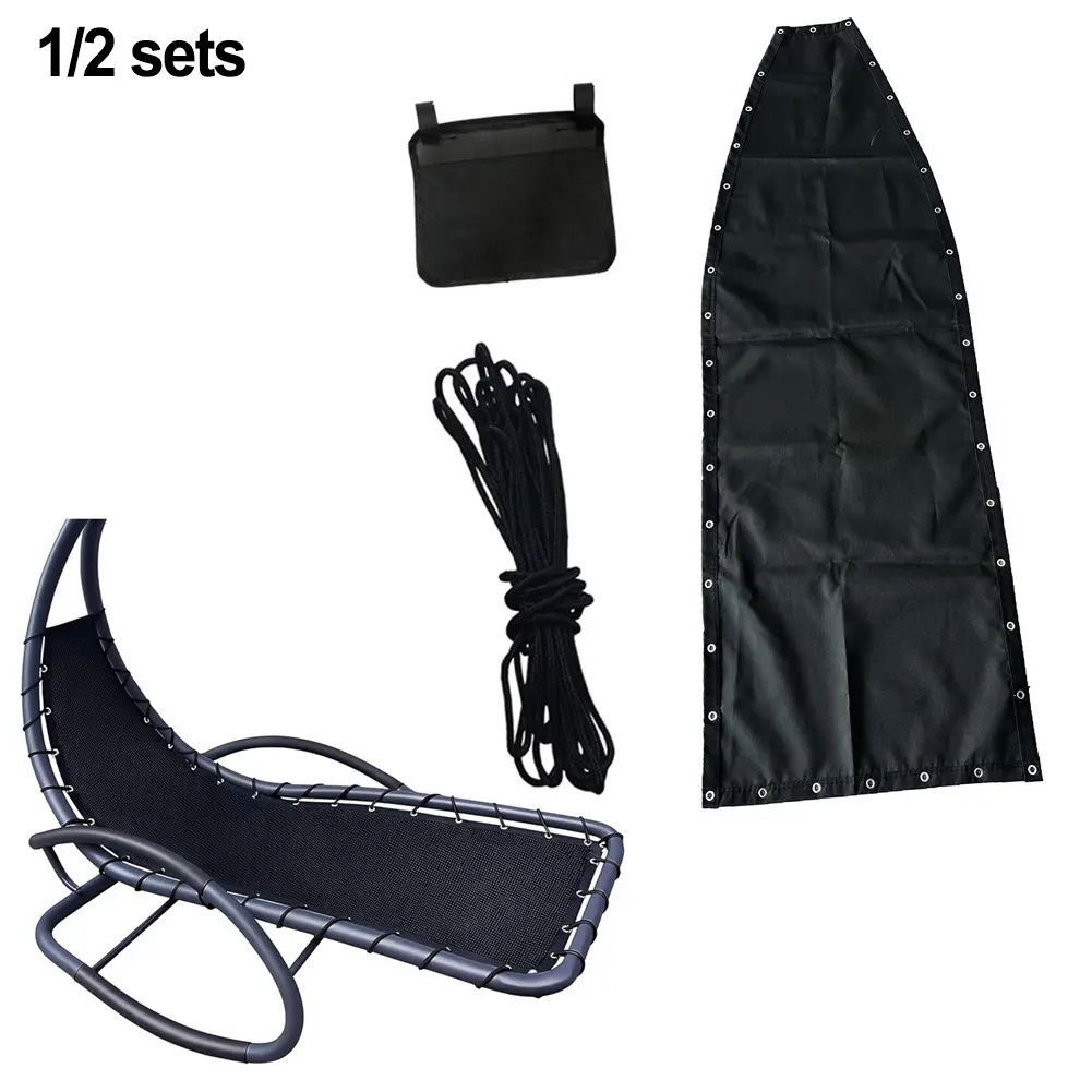 Replacement Seat Cloth for Hanging Swing Chairs Sleek Black Color Perfect Addition to Your Indoor and Outdoor Spaces