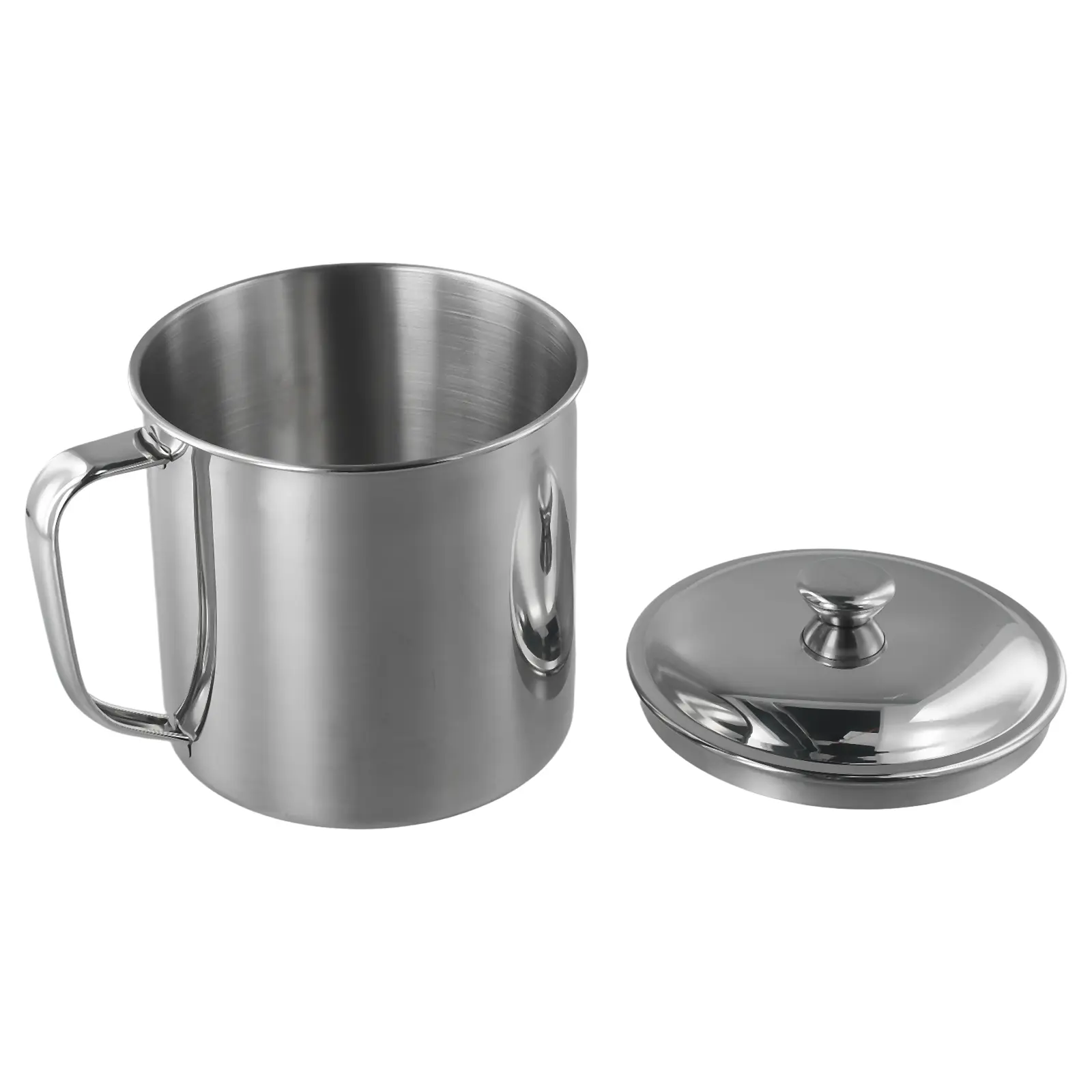 Tea Cup Mug Cup Tea cup 1PC Tea Cup Drink Mug Metal 1pc Tea Pint Daily Travel Drinking Water Drinks With Handle