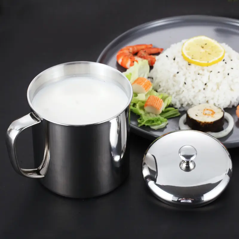 Tea Cup Mug Cup Tea cup 1PC Tea Cup Drink Mug Metal 1pc Tea Pint Daily Travel Drinking Water Drinks With Handle