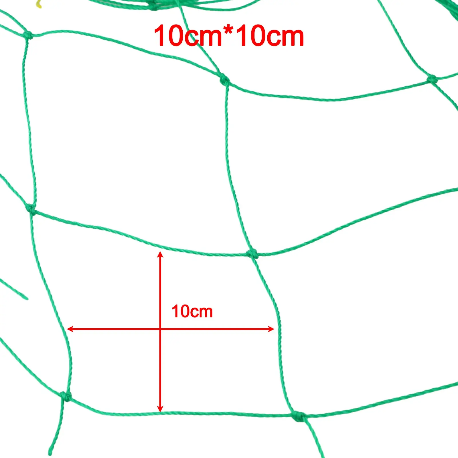 Climbing Net Mesh Trellis Made of Plastic for Supporting Garden Plants and Vegetables with Rope for Secure Vertical Growth
