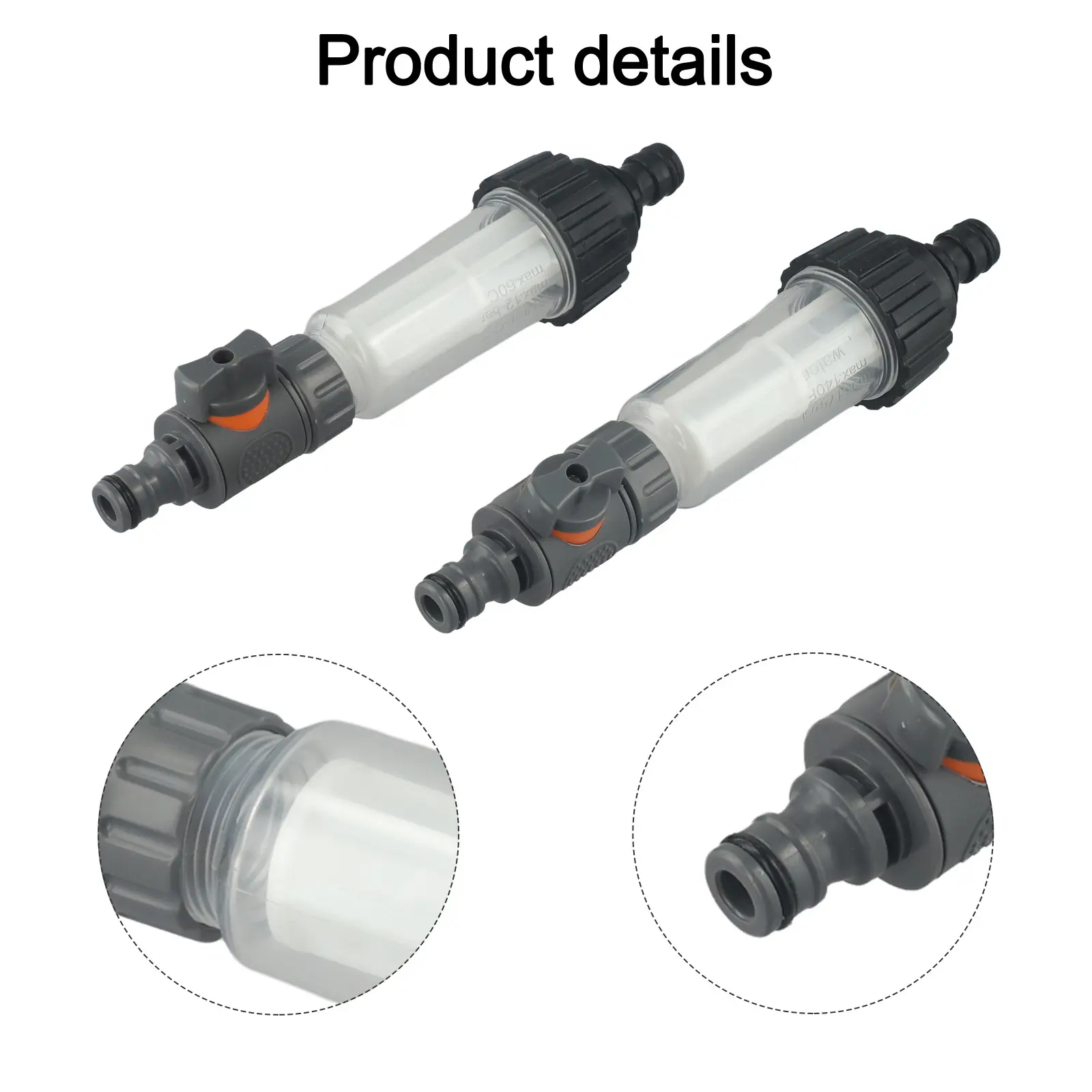 Efficient Dual Pack of Water Filters Compatible With Pressure Washers And Other Equipment For Enhanced Filtration Experience