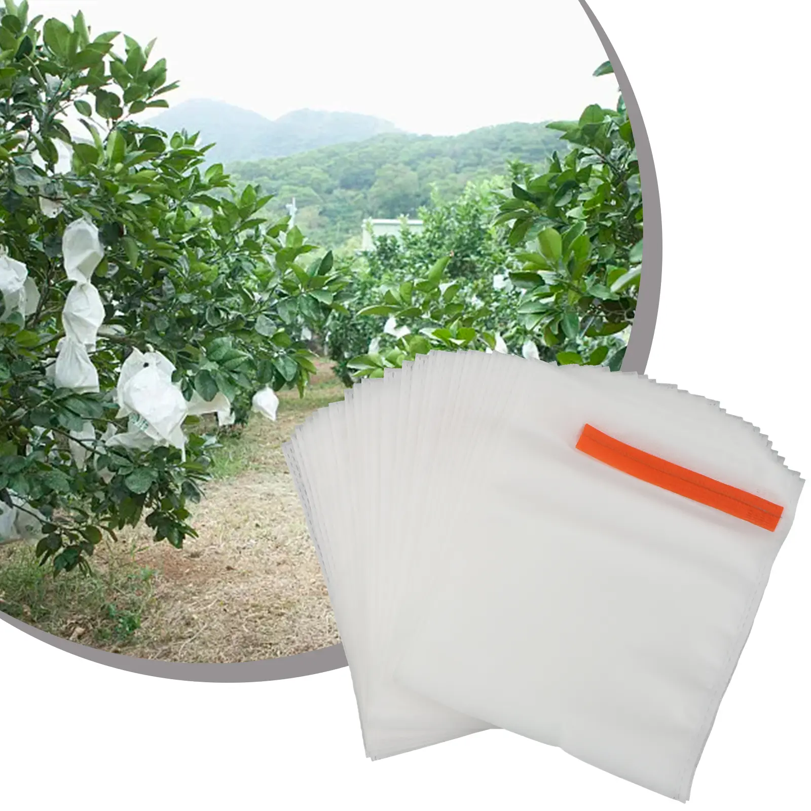 100PCS Fruit Cover Net Bags Non Woven Fabric ProteFor ction for Apples Peaches and More EffeFor ctive Against Birds