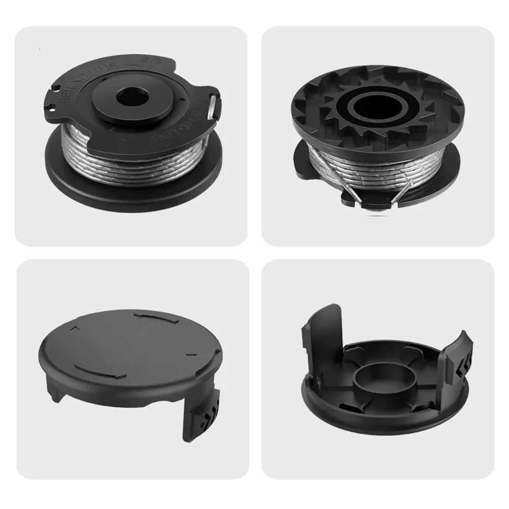 Gardening Accessories Replacement Spools For Lawn Care Nylon Material Outdoor Performance Precise Cutting Action