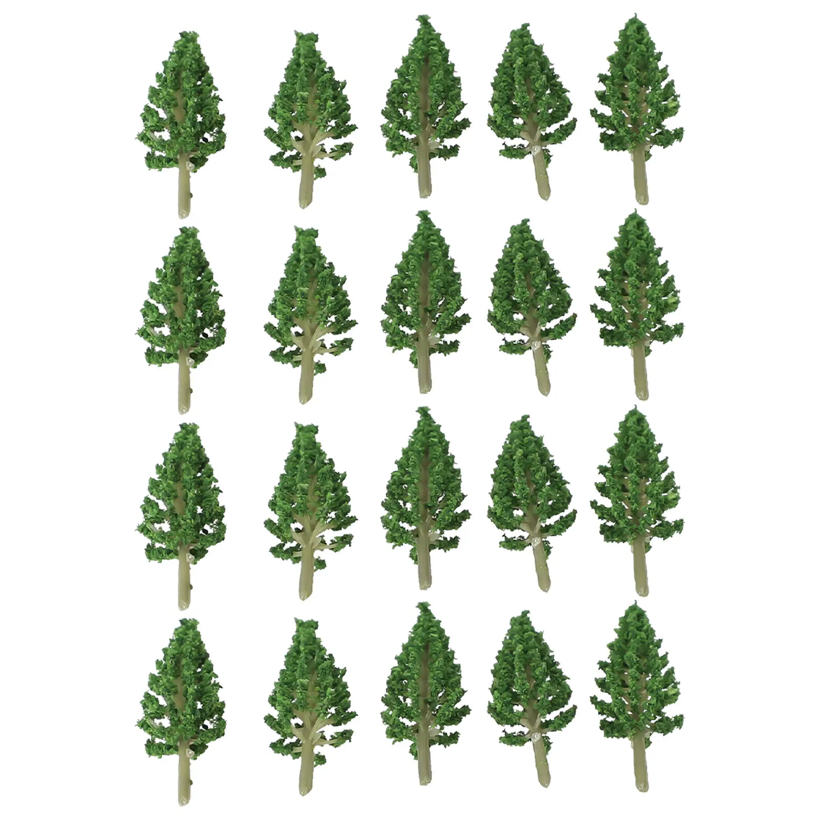 6cm Artificial Pine Trees, Set of 20 Model Trees for Building Models and Sand Tables, Enhance Your Model Landscape with Greenery