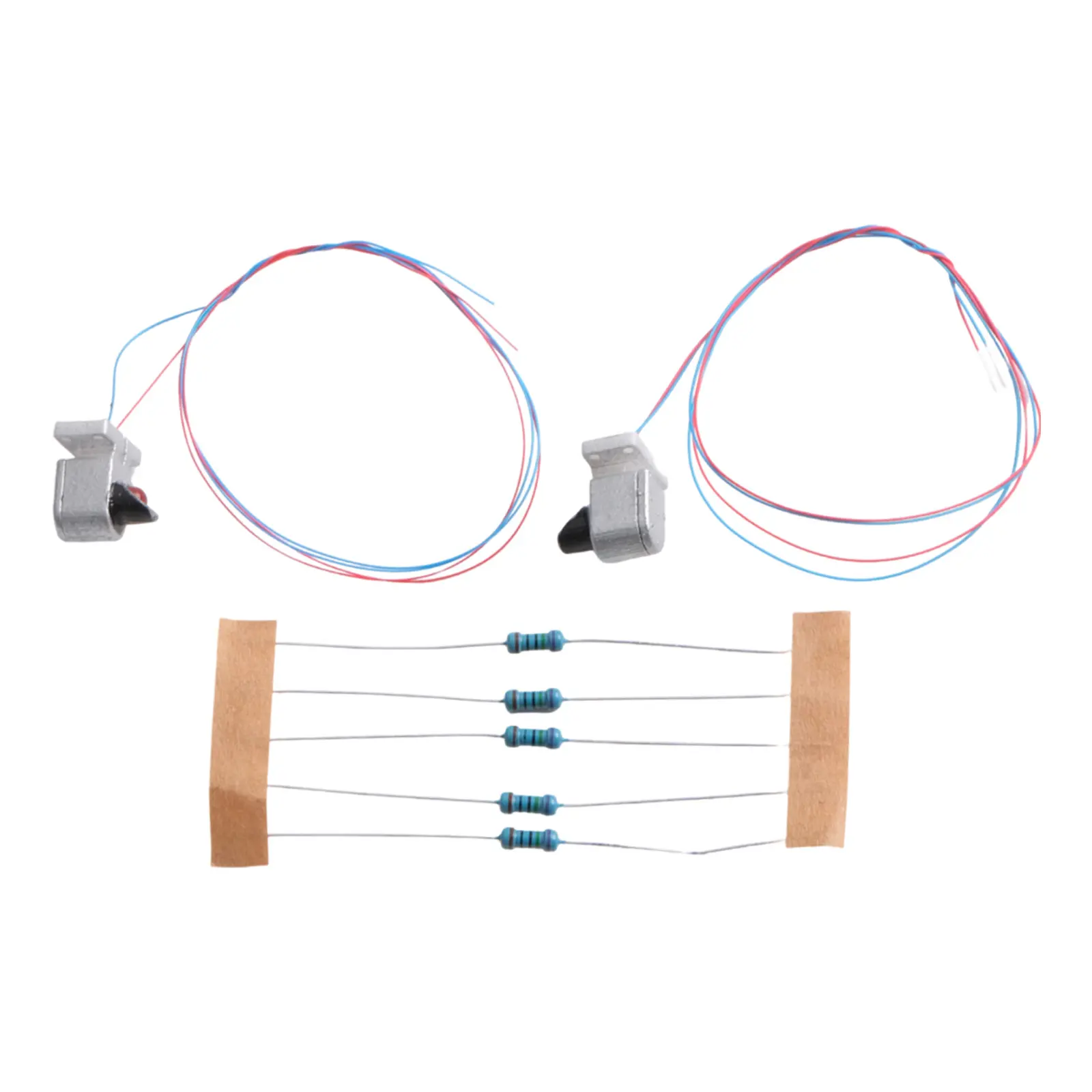 Toy Kit Dwarf Signals With Wires / LEDs 20mA 3V AC Or DC Green Green+Red Light OO/HO Scale Layouts Plastic Red