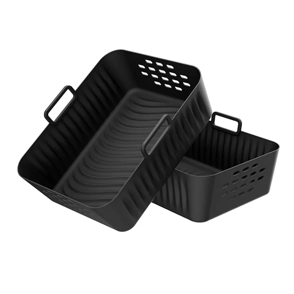 Air Fryer Accessory Silicone Mat Silicone Rectangular Baking Mat Silicone Baking Tray Easy To Clean Air Frying