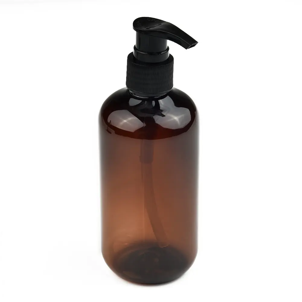 Refillable Empty Pump Bottles Black Lotion Pump Soap Dispenser Spas 250ml 4PCS Bottle Empty For salons Brand new