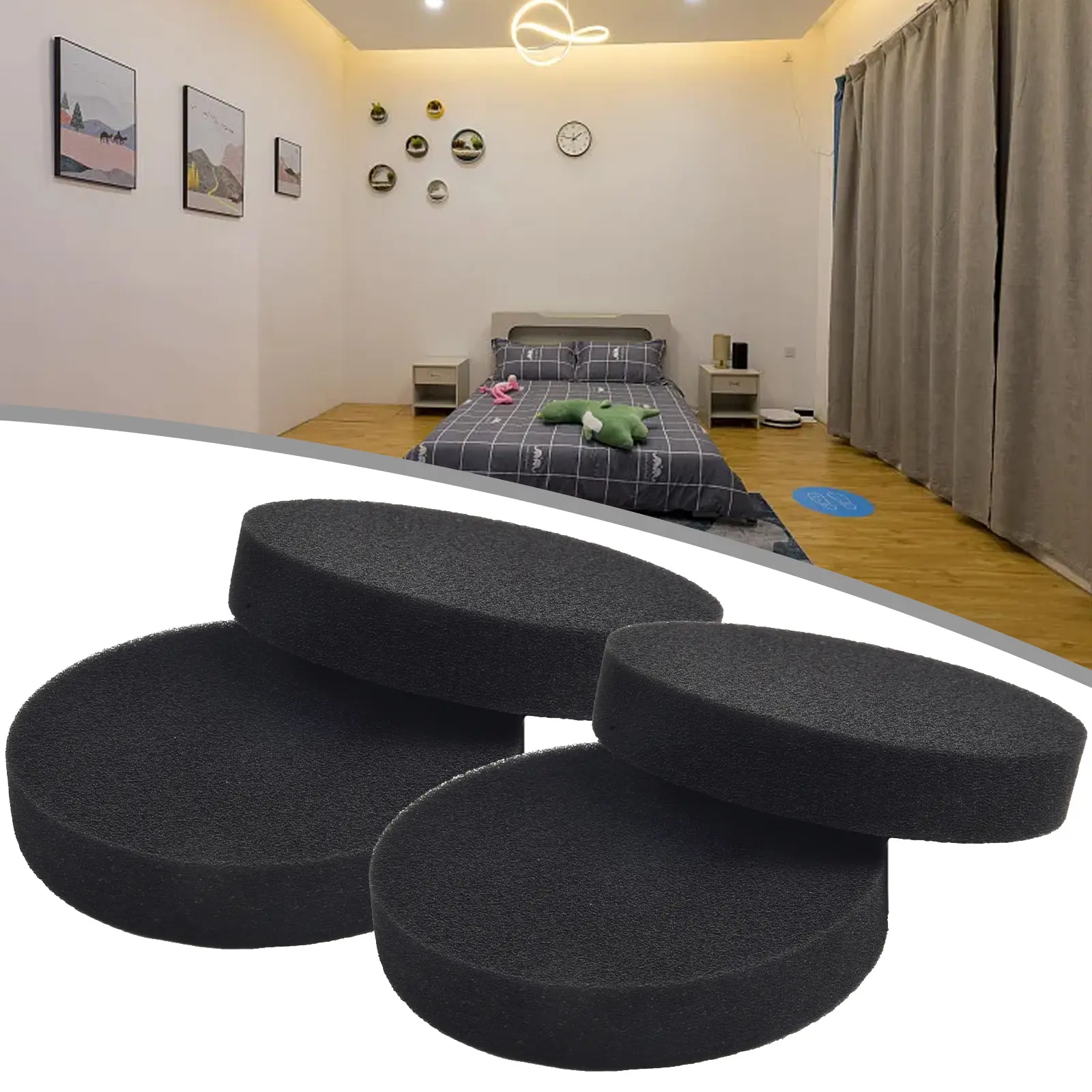 Set Useful New Foam Filter Replacement Supplies Vacuum Cleaner Washable Household Parts 17004 1700R 1700U 1700