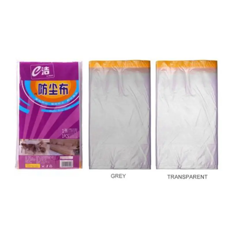 Large Protective sheet Cover Sheet Transparent Waterproof 2.75*3.65m Clear Dust Plastic Polythylene Hot New Sale