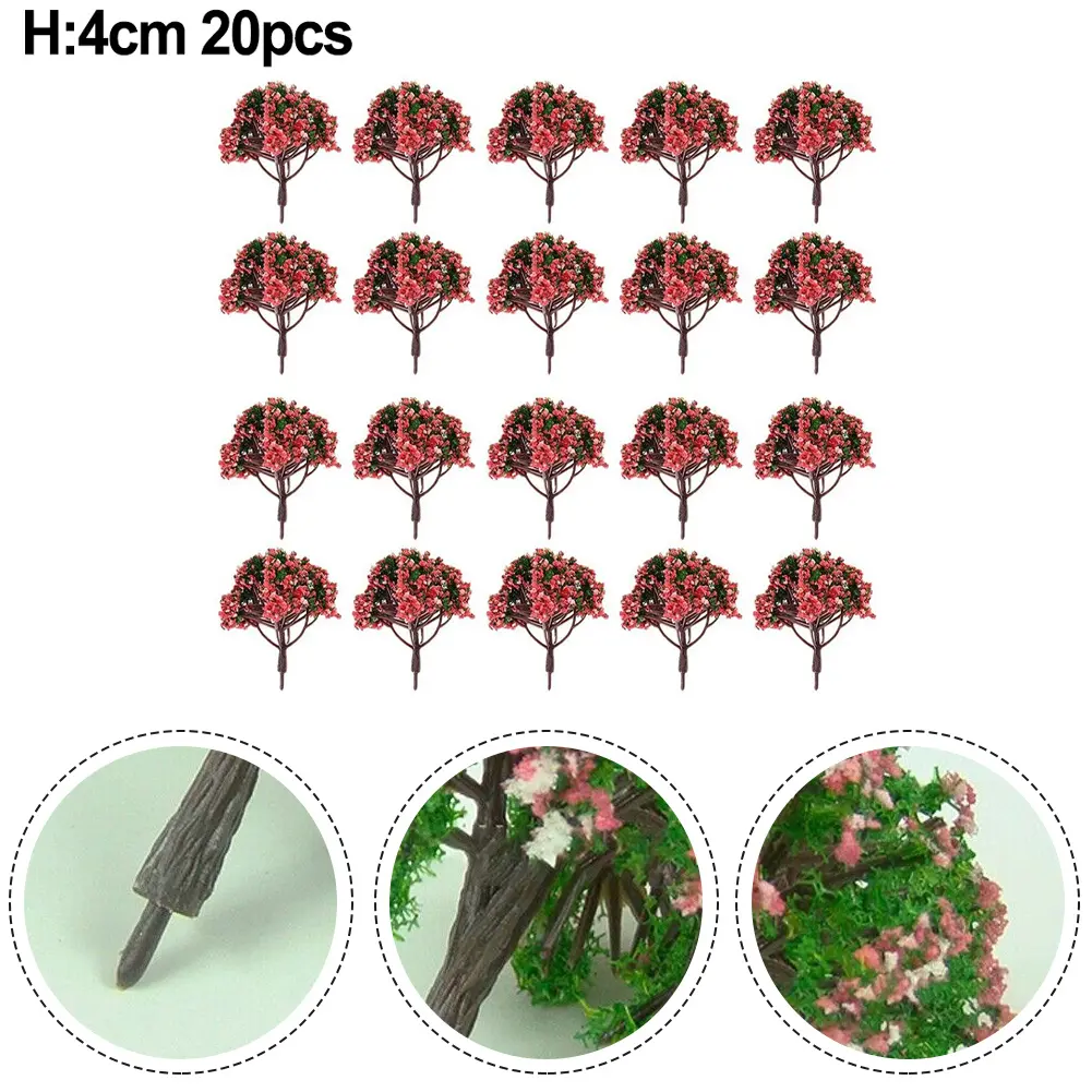 Brand New 20*Model Trees TOY KIT Micro-landscape Landscaping Outdoor Landscape Scene Layout Teaching Materials