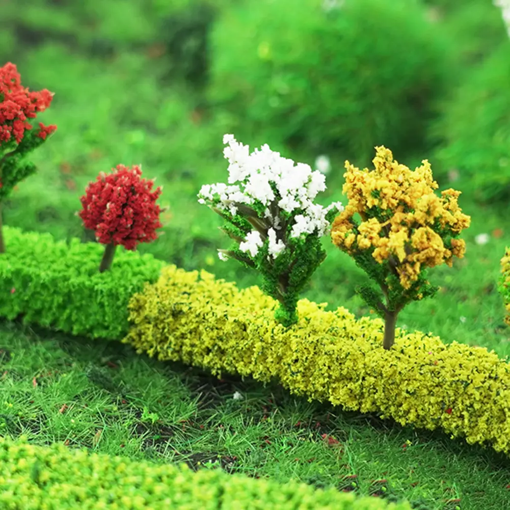 Architectural Models Miniature Shrub Strips Creative Landscaping Customizable Sizes Flexible Design Options As Shown
