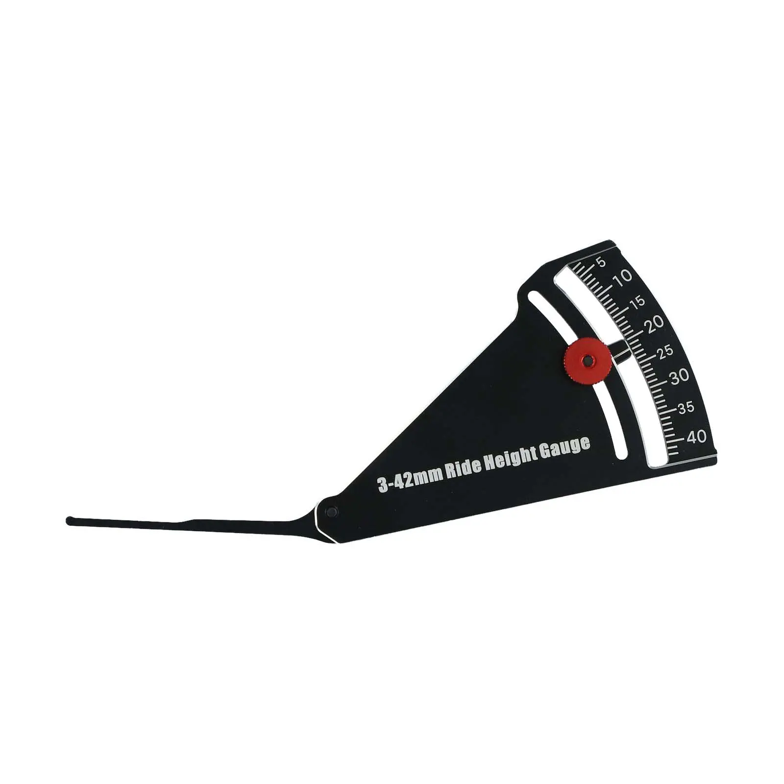 Car Repair Tool Adjustable Camber Tool RC Car Maintenance Black With White Scale Adjustable Height Measurement Tool