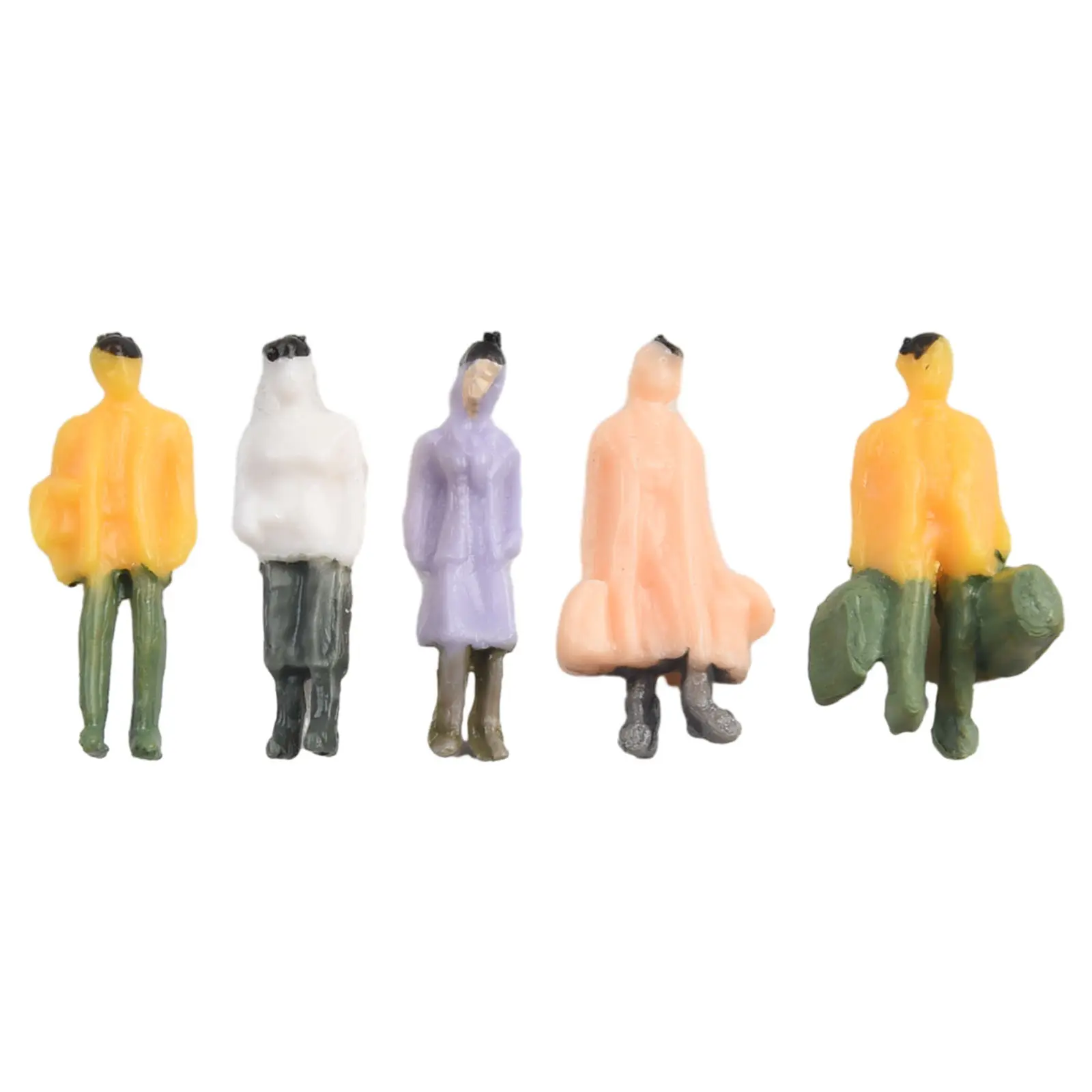 Figure Model People Passengers Railway Painted Figures 100/200pcs 1:87 Scale Building Layout Decoration Brand New