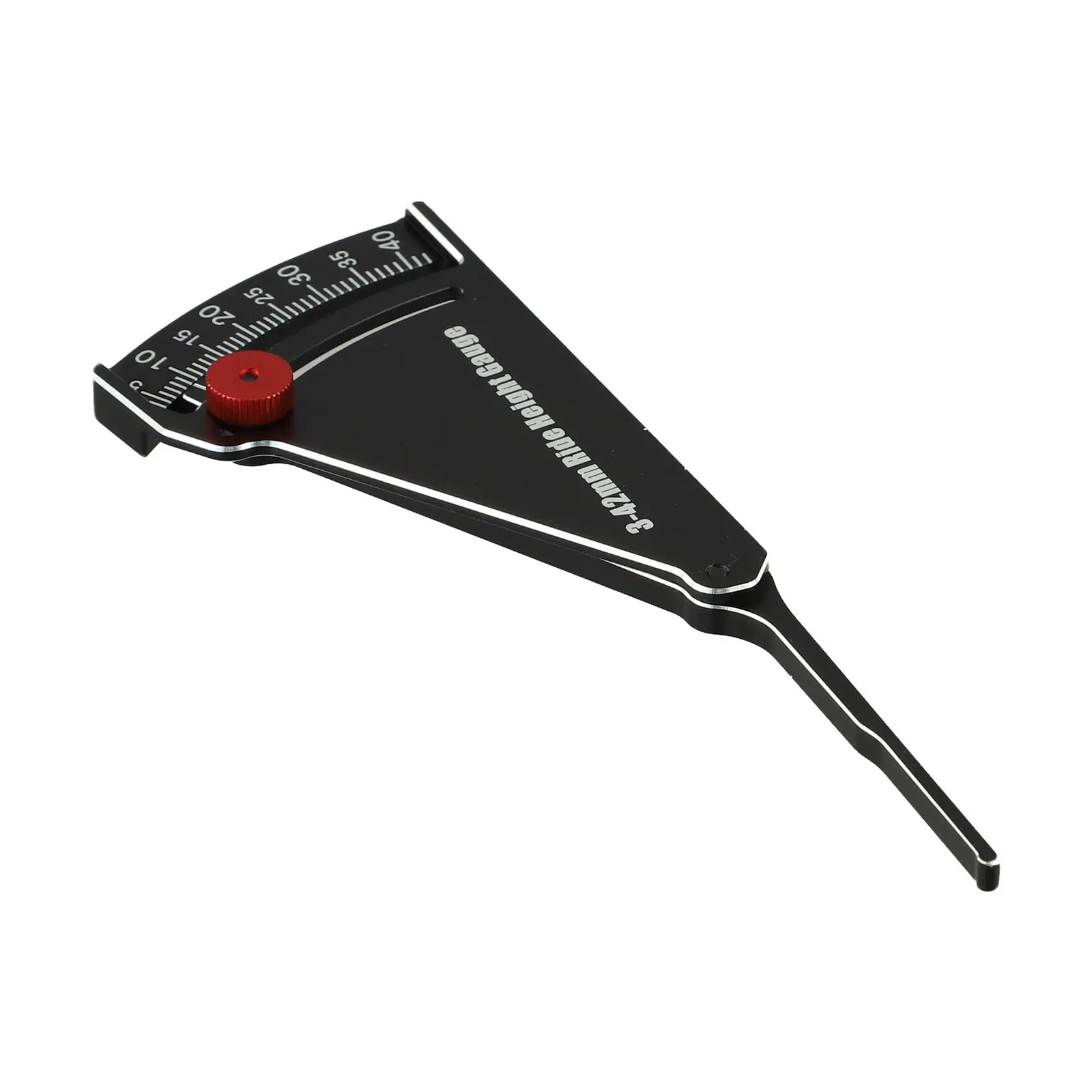 Car Repair Tool Adjustable Camber Tool RC Car Maintenance Black With White Scale Adjustable Height Measurement Tool