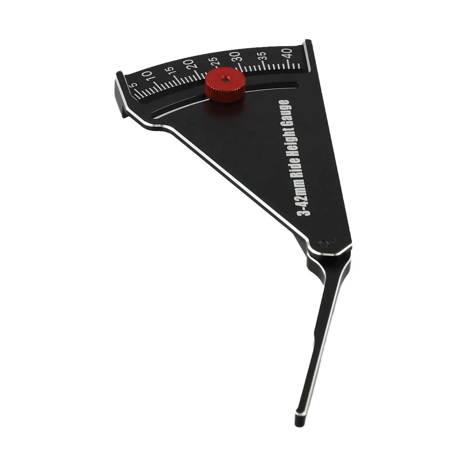 Car Repair Tool Adjustable Camber Tool RC Car Maintenance Black With White Scale Adjustable Height Measurement Tool