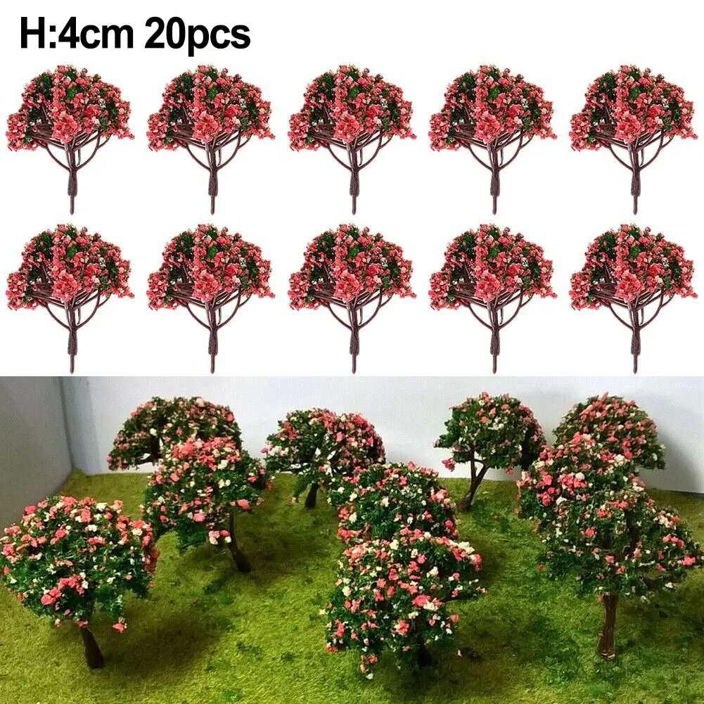 Brand New 20*Model Trees TOY KIT Micro-landscape Landscaping Outdoor Landscape Plastic Sand Table Scene Layout