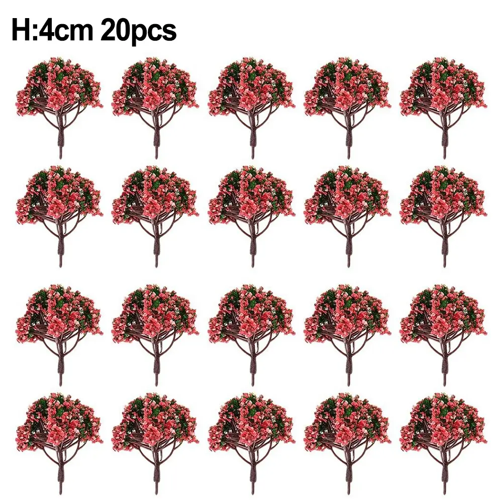 Brand New 20*Model Trees TOY KIT Micro-landscape Landscaping Outdoor Landscape Plastic Sand Table Scene Layout