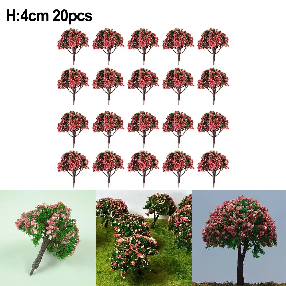 Brand New 20*Model Trees TOY KIT Micro-landscape Landscaping Outdoor Landscape Plastic Sand Table Scene Layout