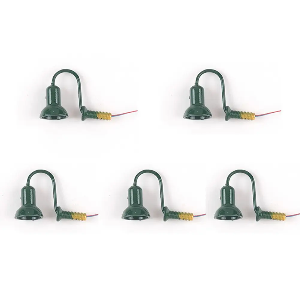 Lamp Model Lamp 3V/12V ABS + Metal LED Street Light Lamp Model Lamp Model Light*5 Model Railway Street Light New