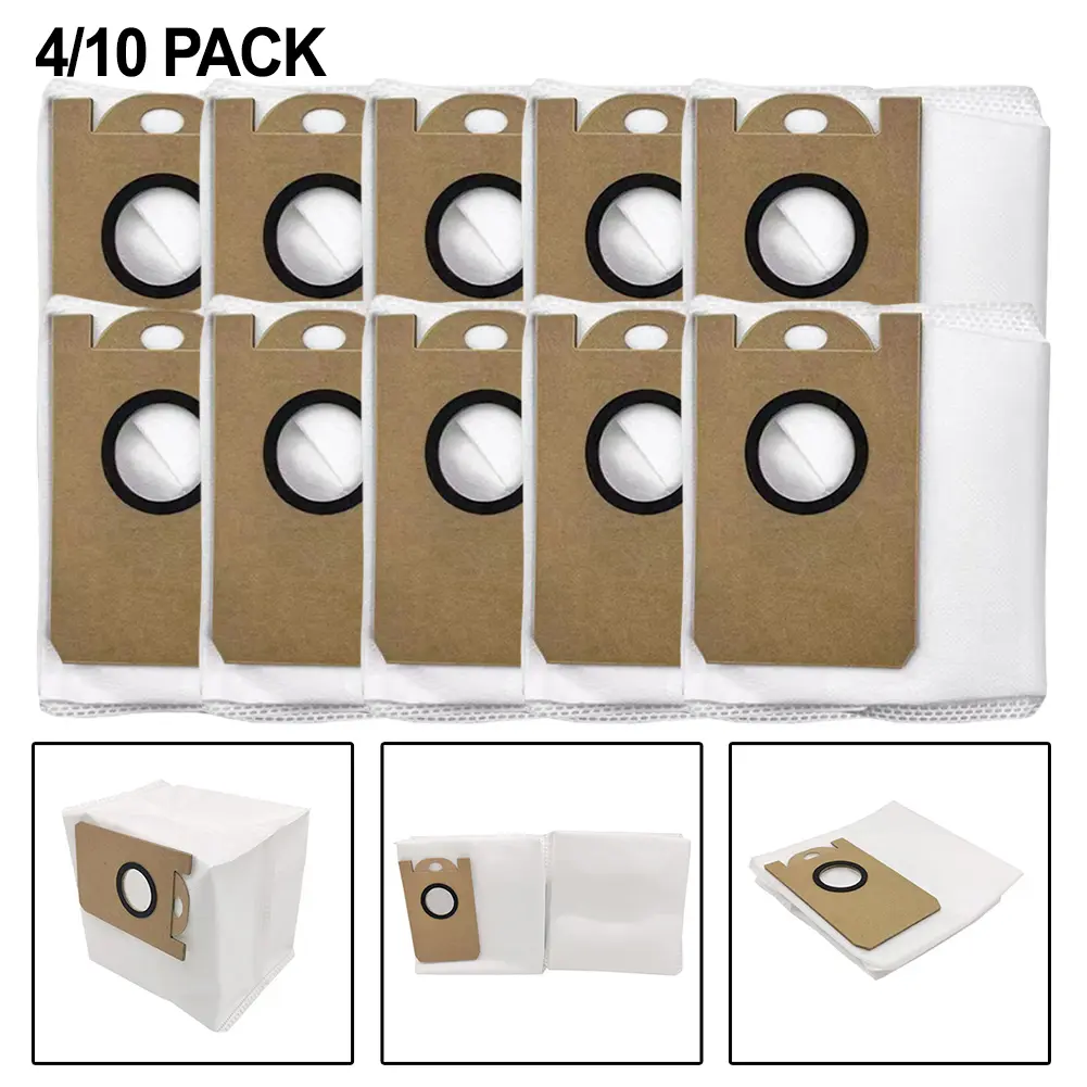 Efficient Filtration Bags Replacement Dust Bags White Efficient Filtration Vacuum Bags Machine For Teendow D10S MAX