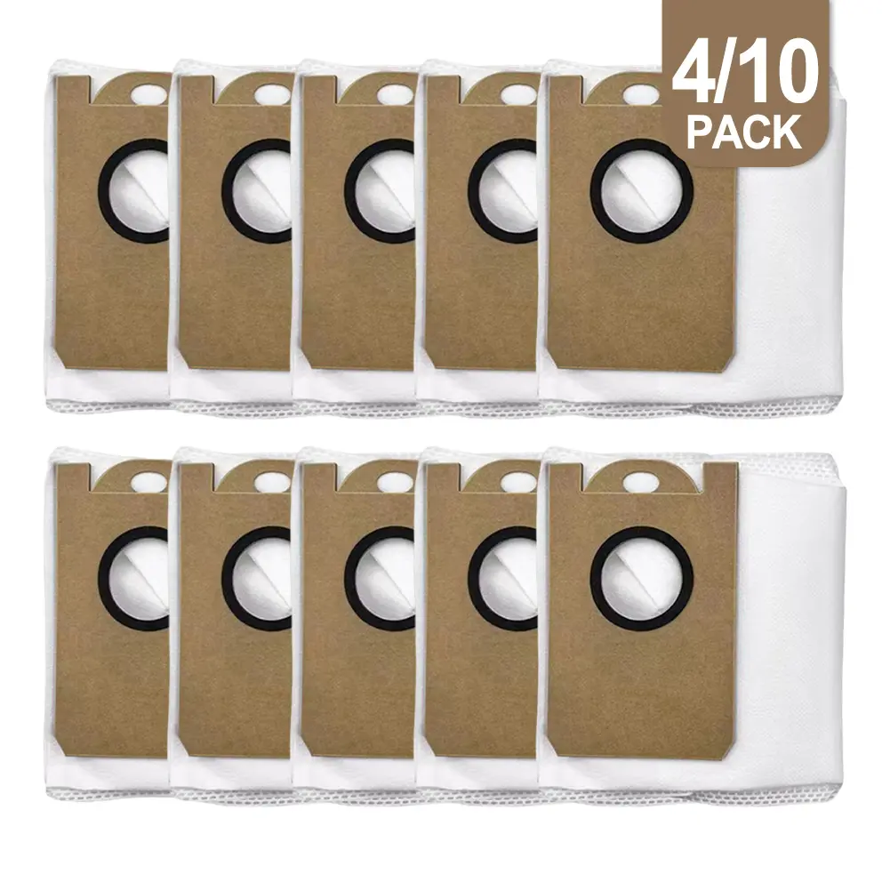 Efficient Filtration Bags Replacement Dust Bags White Efficient Filtration Vacuum Bags Machine For Teendow D10S MAX