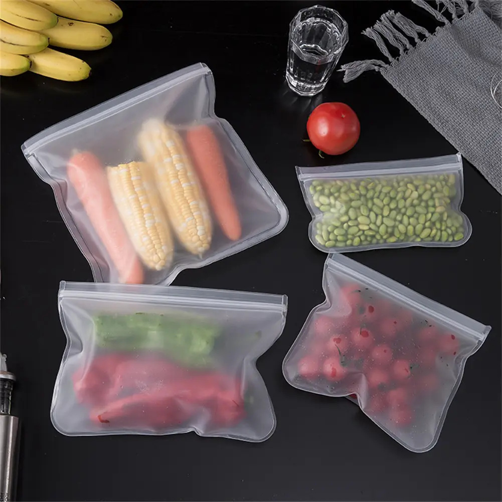 12 Pack Sealed Bag Fruit Vegetable Food Storage For Kitchen Fridge Organization Home Gardening Hot Selling Products