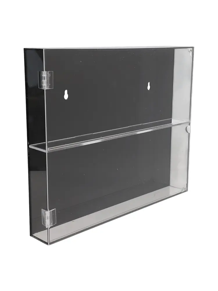 Wall Mounted Acrylic Display Box for Baseball and Hockey Cards Perfect Storage Solution for Sports Enthusiasts