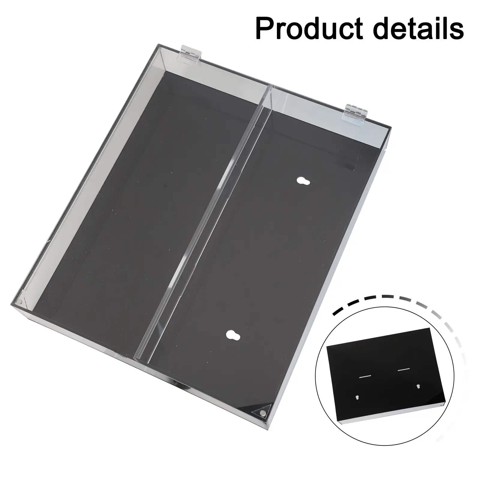 Wall Mounted Acrylic Display Box for Baseball and Hockey Cards Perfect Storage Solution for Sports Enthusiasts