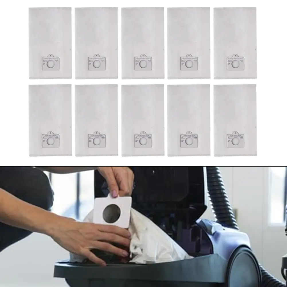 Canister Vacuum Bags 53292 Type QC Household Cleaning Bulk Vacuum Replacement Bags 14 Pack Value Air Quality Improvement