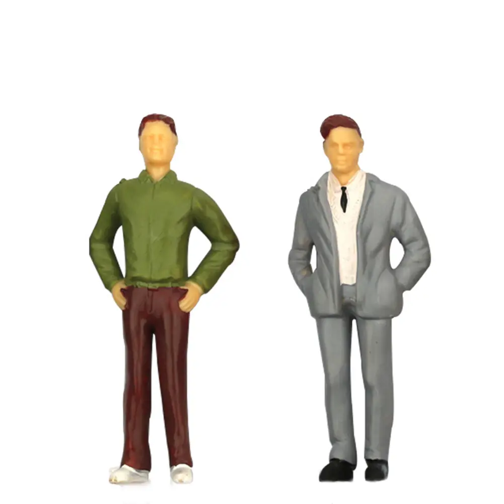 Model Figures Model People Standing And Sitting Model People Painted Figures 100% Brand New 1:87 H0 Figures Model
