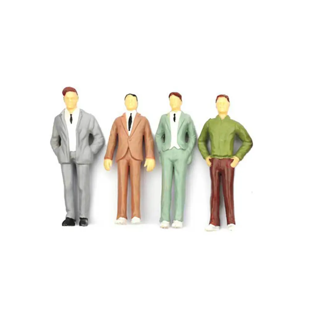 Model Figures Model People Standing And Sitting Model People Painted Figures 100% Brand New 1:87 H0 Figures Model