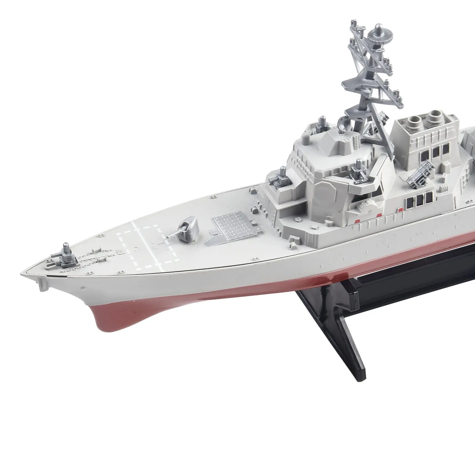 Child Static Battleship Model Toy Missile Destroyer +Stand Plastic Guided Set Navigation High Quality Portable