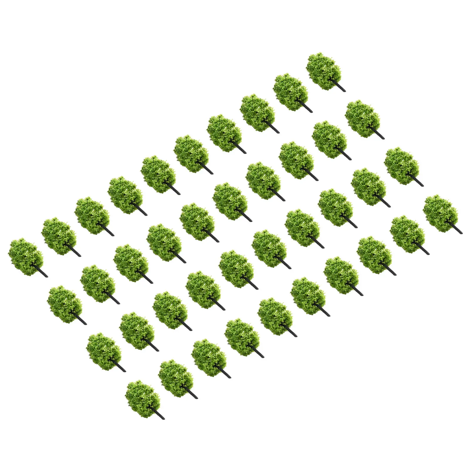 Accessories Landscape Scenery Model tree 1:100 Plastic Artificial Decoration 40Pcs Train Railroad Park Convenient