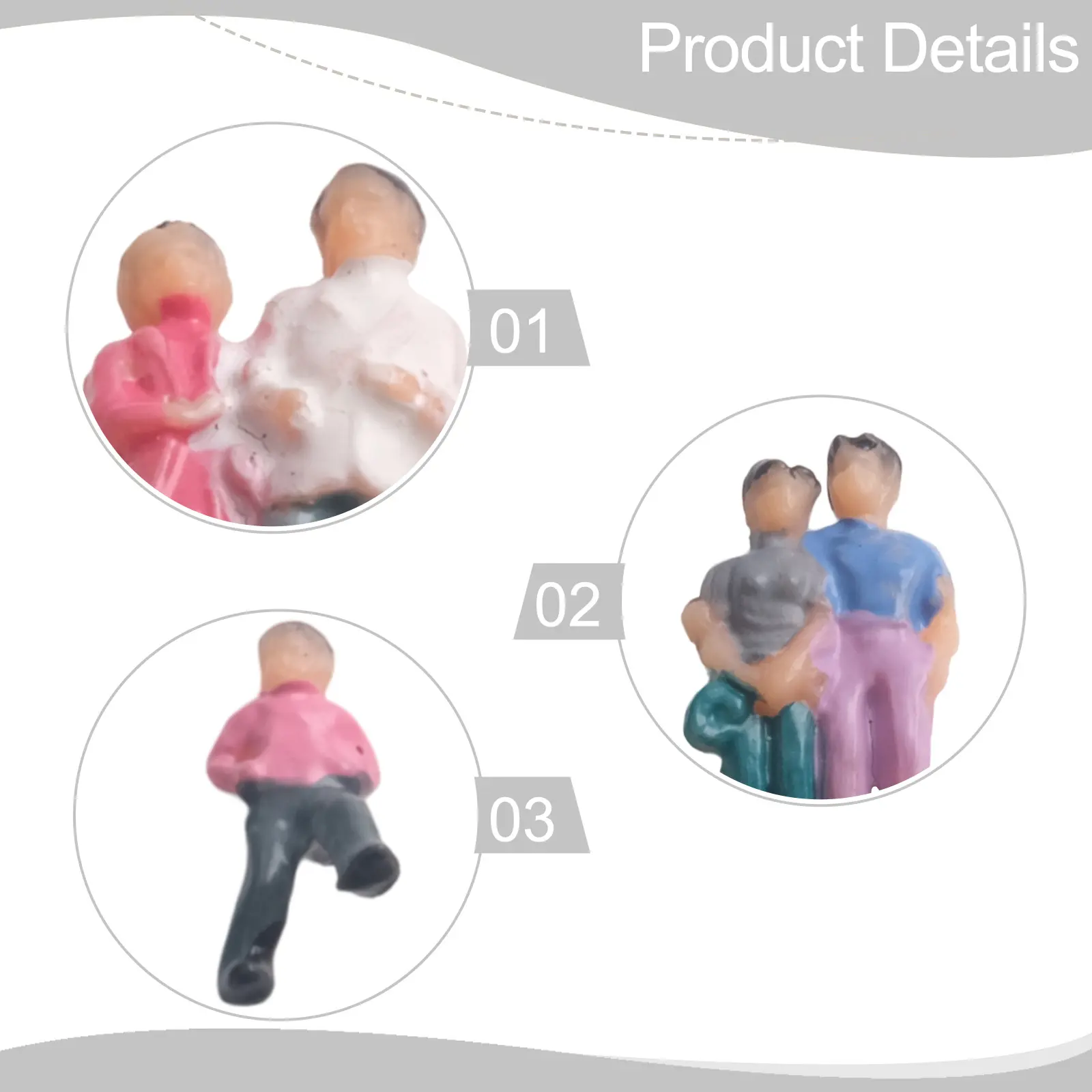 High Quality New Practical Figures People Supplies Accessories Decoration Mixed Painted Model Railway Outdoor Parts