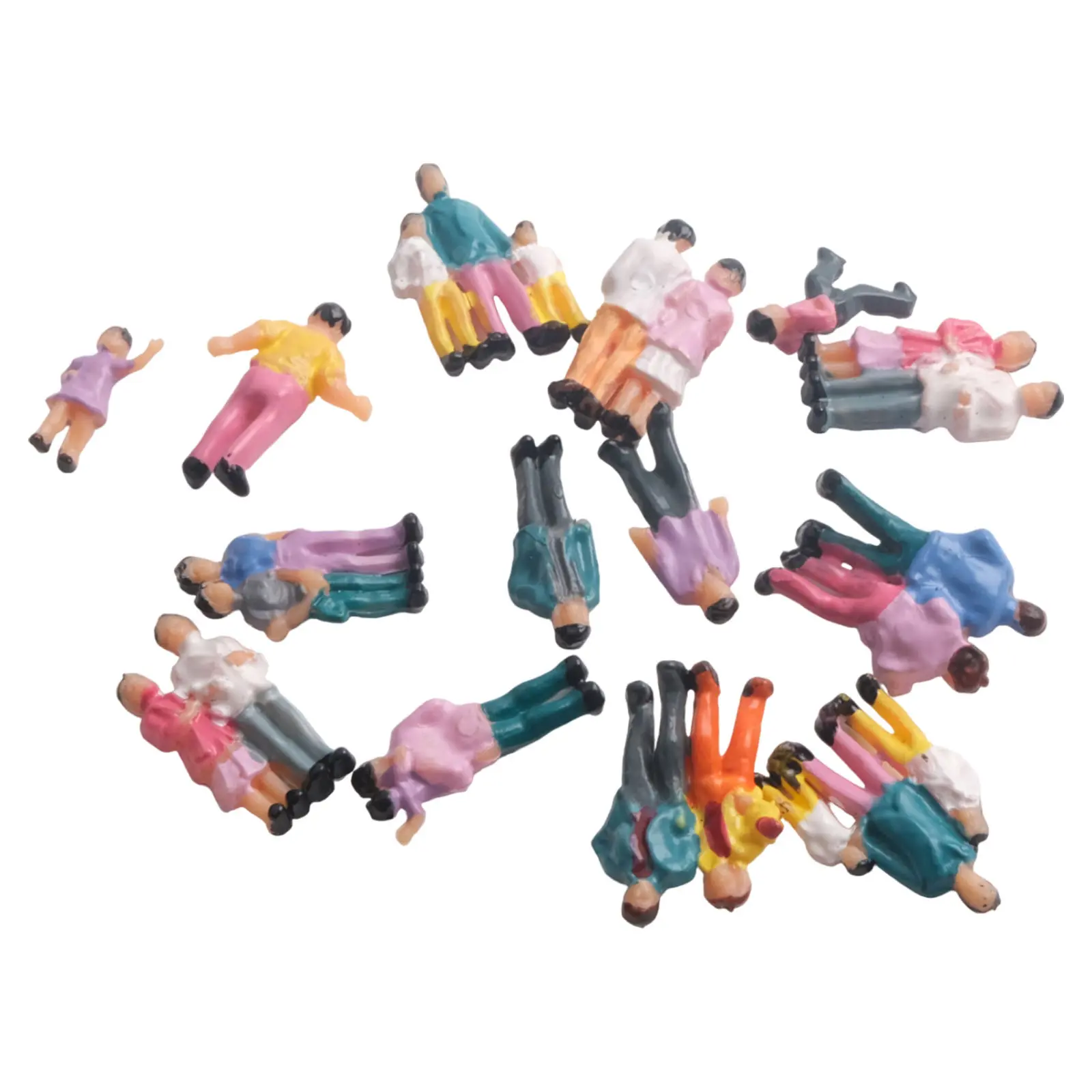 High Quality New Practical Figures People Supplies Accessories Decoration Mixed Painted Model Railway Outdoor Parts