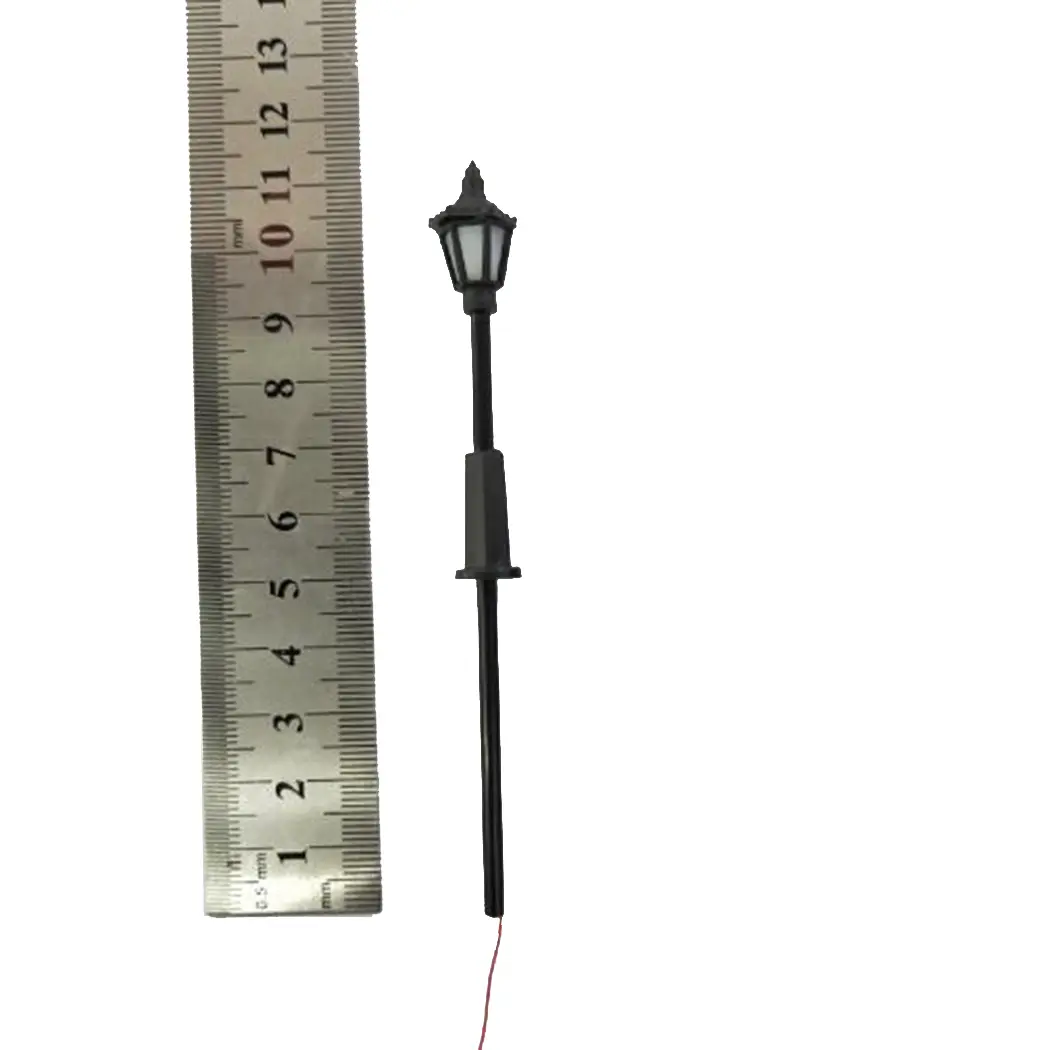 Brand New Lights Models Street Lights Models Street With Wires 10pcs/Set 1:72 Accessories For 3V Supply LED Model Plastic