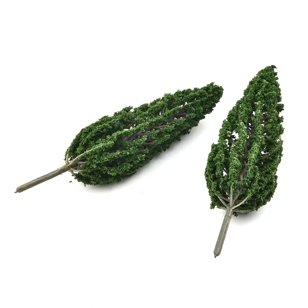 Model Complete Trees High Quality Model Pine Trees 15cm Accessories Brand New Green Plastic Set For Scale Railway