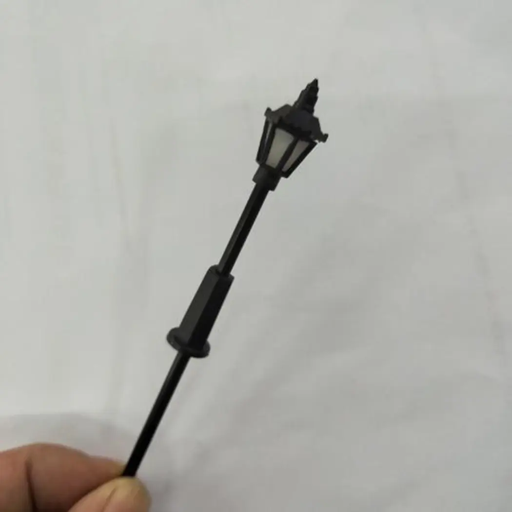 Brand New Lights Models Street Lights Models Street With Wires 10pcs/Set 1:72 Accessories For 3V Supply LED Model Plastic