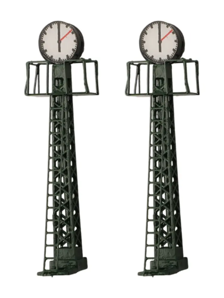 Railroad Lights Model Lamps Garden Lattice Mast Light Layout Metal Model For N Gauge For Rail & Building Layout