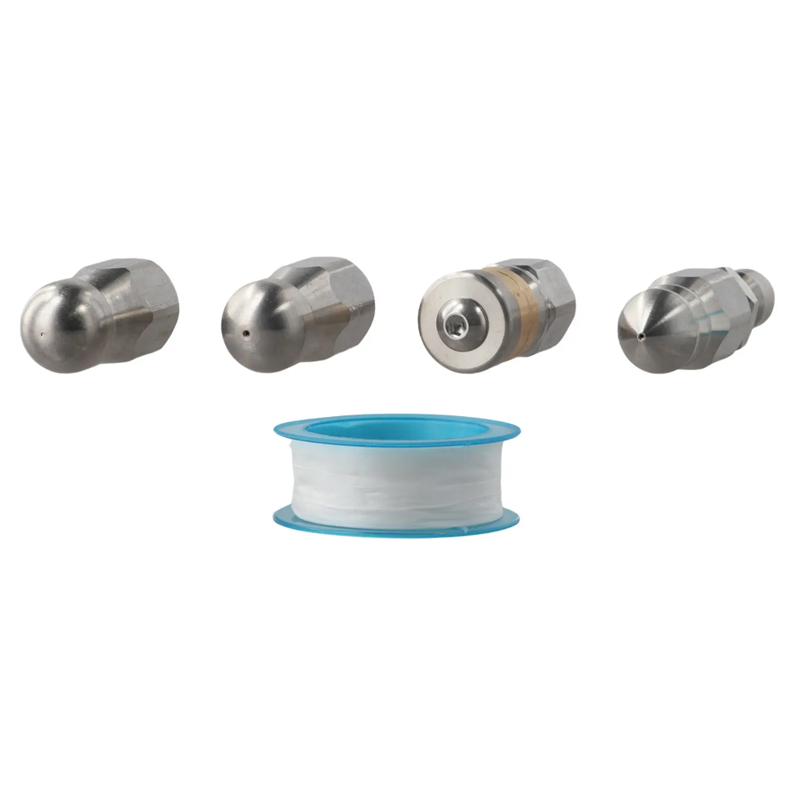 Stainless Steel High-Pressure Cleaning Machine Nozzle Pipe Dredging Head 1/4 Gardening And Home Furnishings Hot Selling Accessor