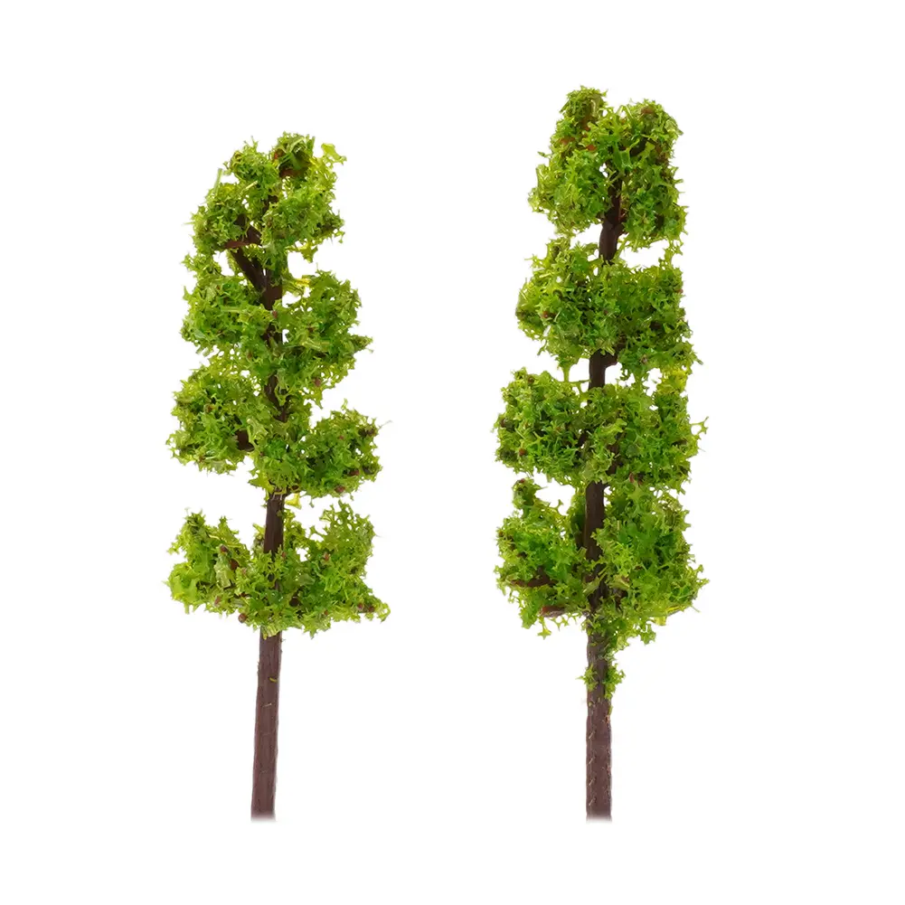 Sand Table Model Trees Miniature Landscape Park Scenery Part Plastic Train Railroad 1:200 Scale 20Pcs Accessories