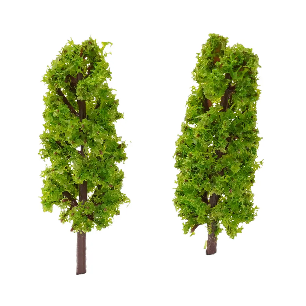Sand Table Model Trees Miniature Landscape Park Scenery Part Plastic Train Railroad 1:200 Scale 20Pcs Accessories