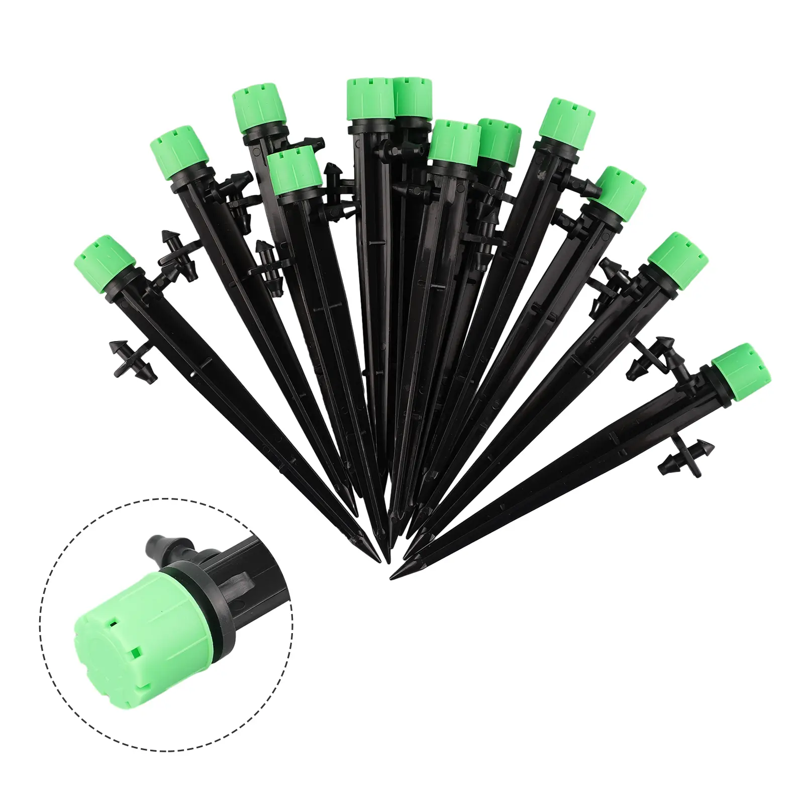 25 PSI Water Drippers Water Drippers 50 Pcs/set Adjustable Brand New High Quality Material Irrigation Bubbler Drip