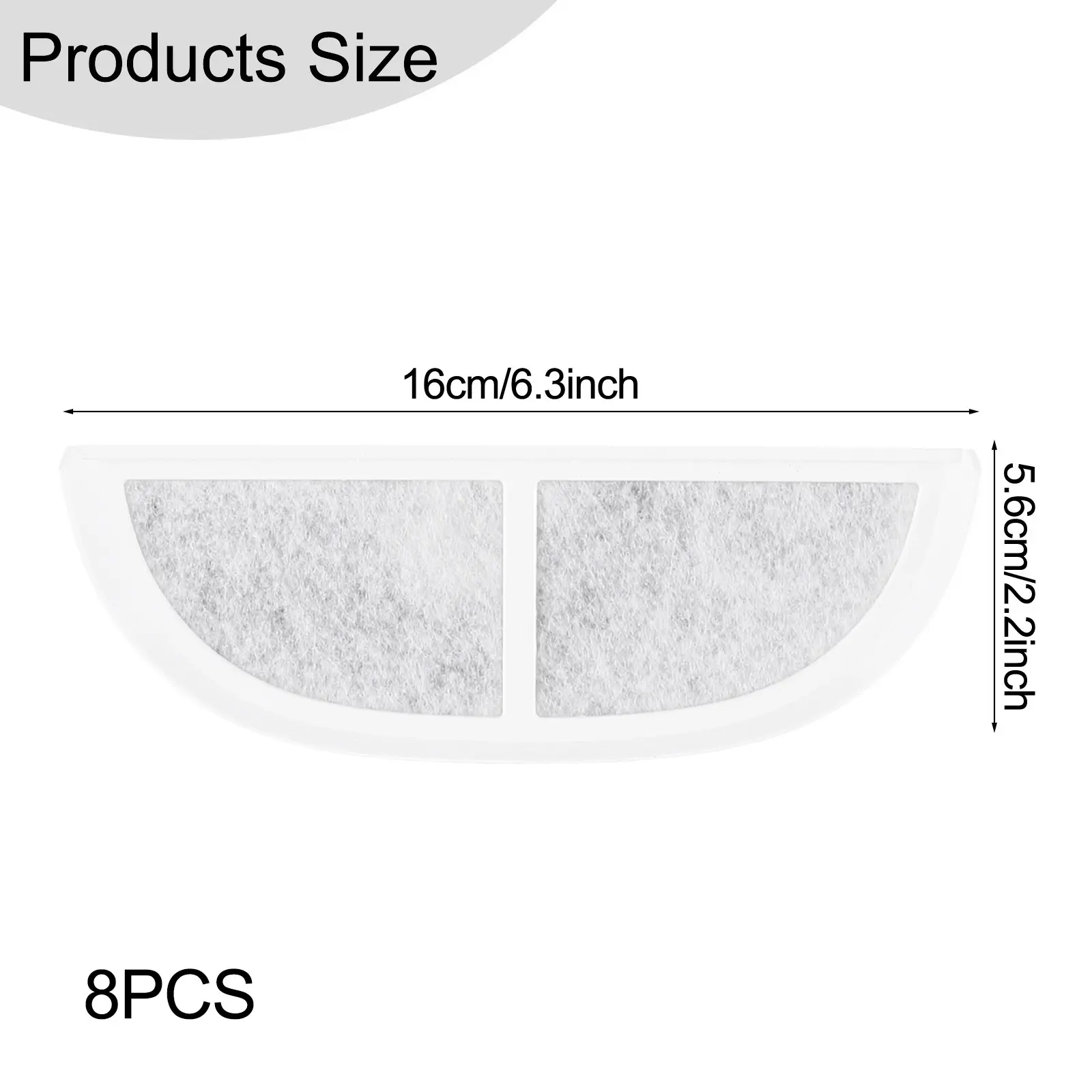 Pet Health Pet Hydration Non-Woven Fabric PP Cotton Pet Water Filter Set Replacement Smell Removal Fountain Improved Quality