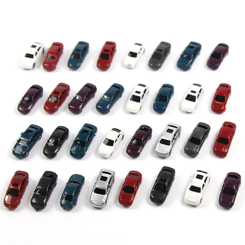 Parts Model Cars Scenery Toys Vehicle Layout Miniature Railway 1 220 50pcs Accessories Building Decorative HO Scale