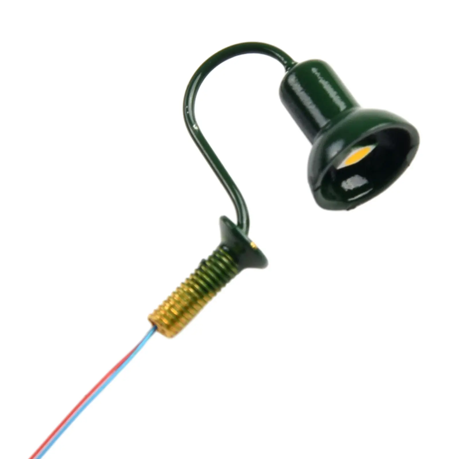 Model Wall Lamp Posts LED Building 10Pcs Part 20mA Accessories Bottle Green/Black Can Be Lighted OO / HO Scale