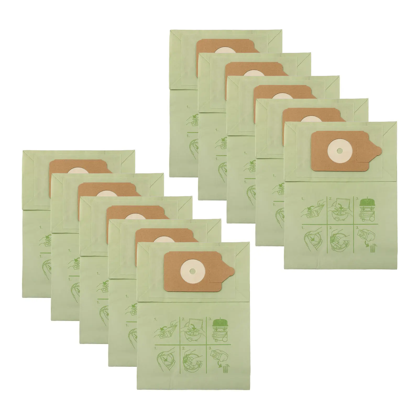 32*23cm Dust Bags For Numatic Efficient Dust Filtration For Home Vacuum Cleaner Hassle-free Replacement Value Pack