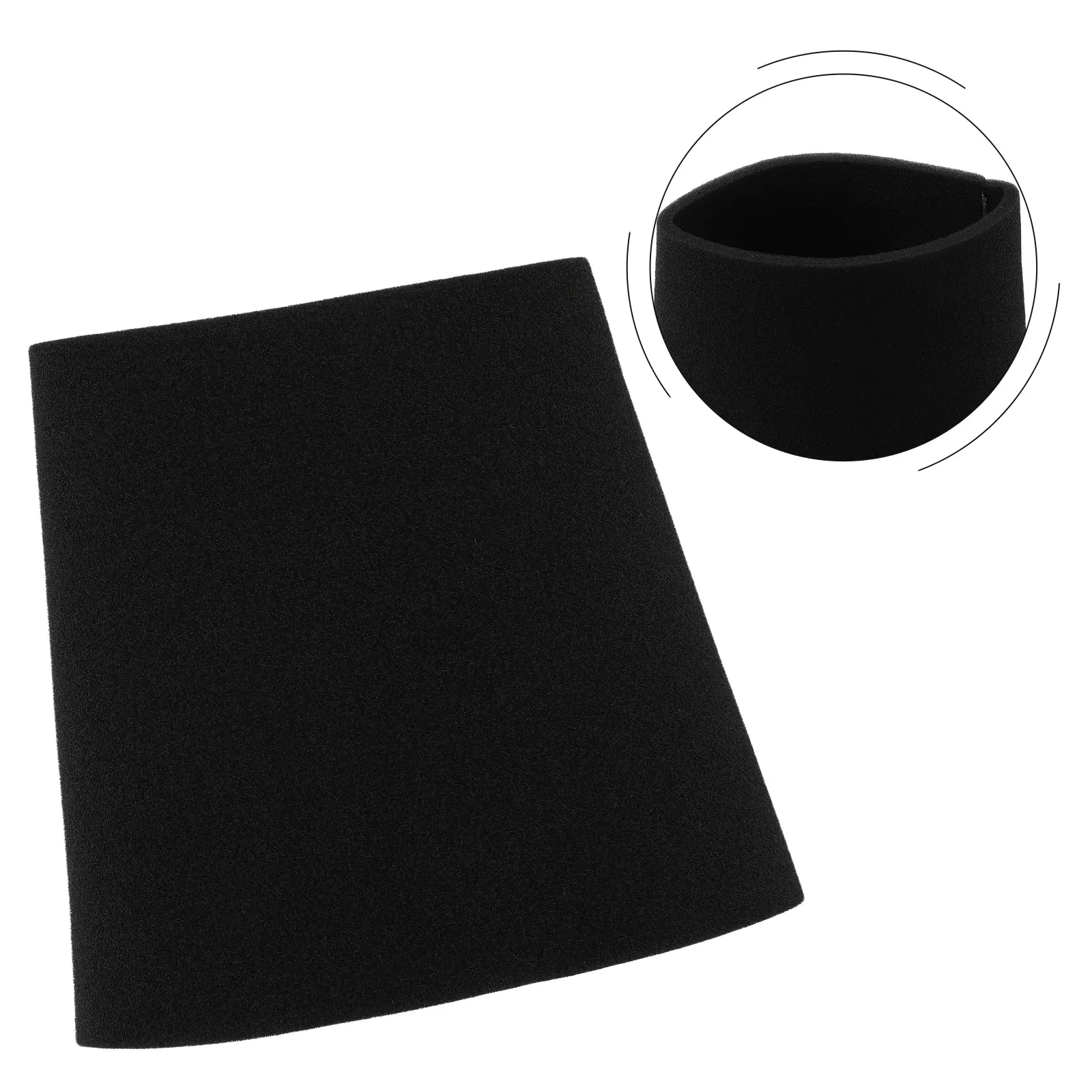 Black Wet Dry Vacuum Filter Vacuum Foam Filter Optimal Performance Capturing Debris Dense Foam Easy To Maintain